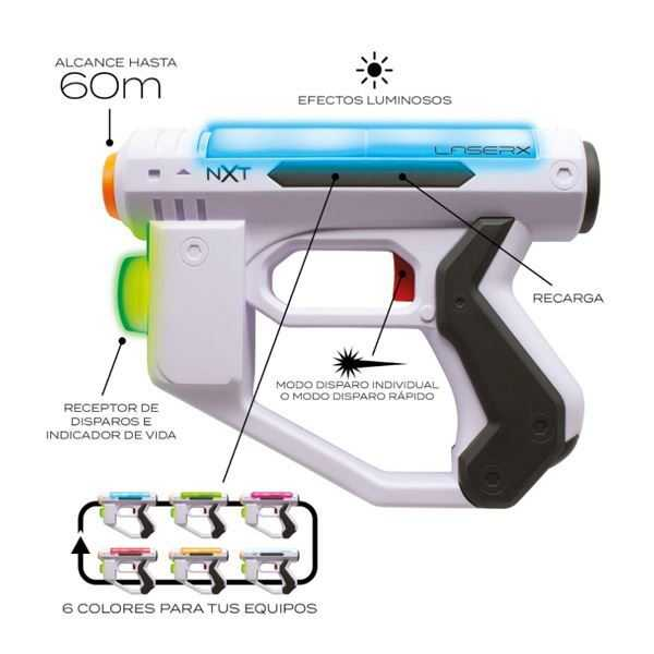 laserx next level micro blaster (bizak - 62947538)