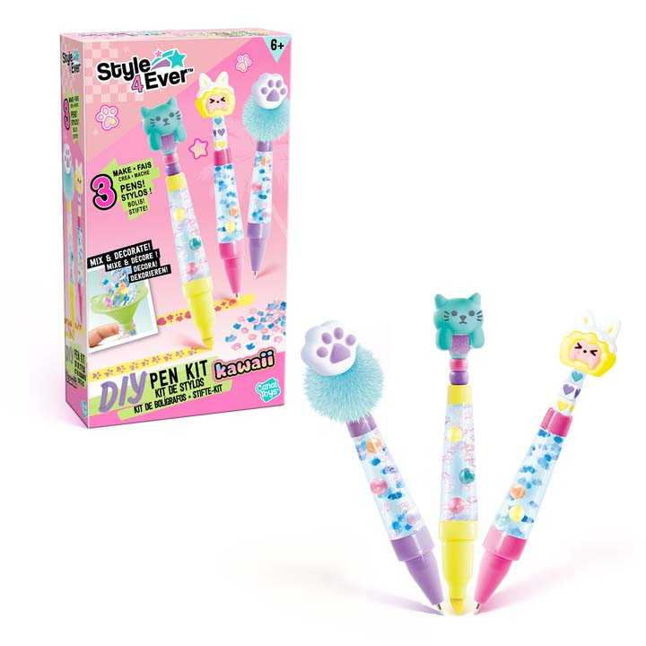 style 4 ever pack subrayador y boligrafos diy (canal toys - ofg349)