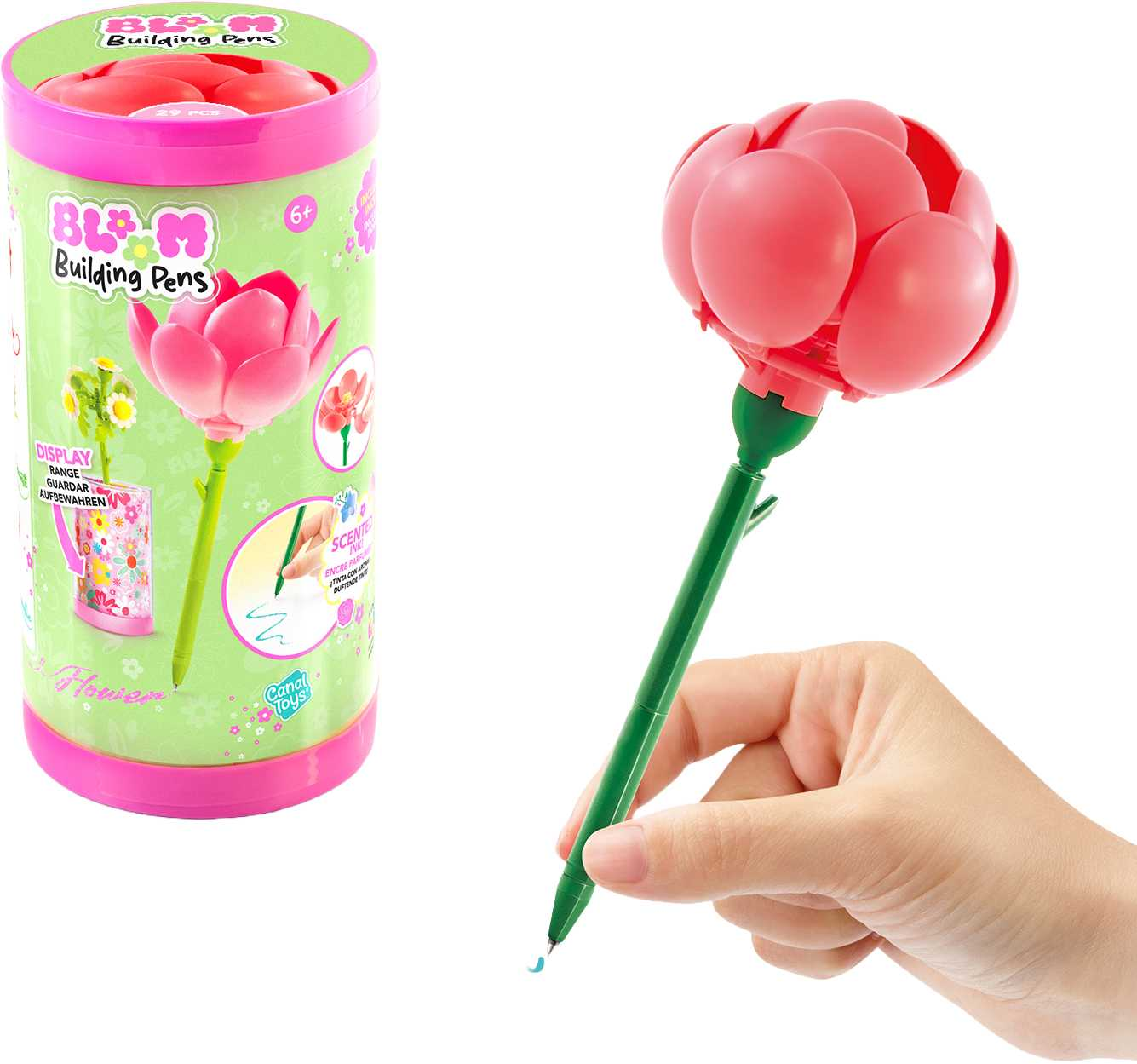 bloom building pens construye tu flor y boli (canal toys - blm001)