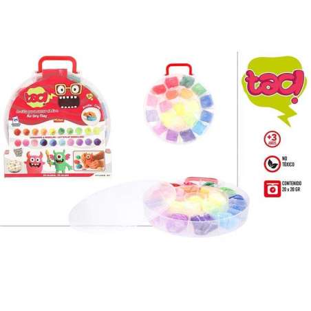 cb toys pack 20x10 gr plastilina colores (color baby - 39288)