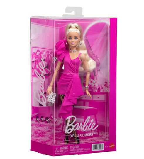 barbie deluxe style muÑeca vestido rosa asimetrico (mattel - jjn73) barbie deluxe style muÑeca vestido rosa asimetrico (mattel - jjn73)