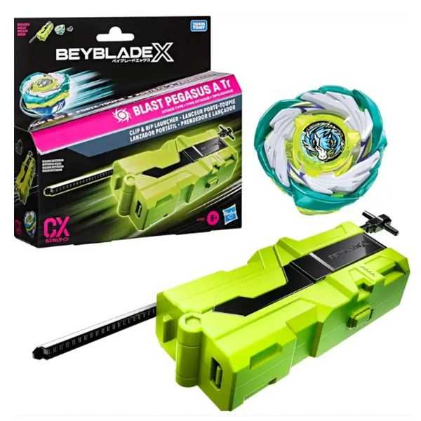 beyblade x set de lanzador portatil (hasbro - g2350eu4)