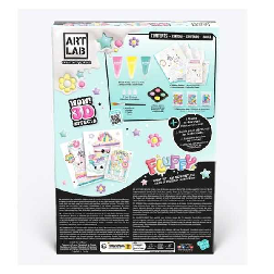 art lab fluffy paint kit de acuarelas 3d (canal toys - art019)