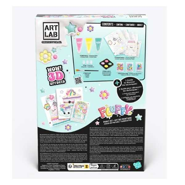 art lab fluffy paint kit de acuarelas 3d (canal toys - art019) art lab fluffy paint kit de acuarelas 3d (canal toys - art019)