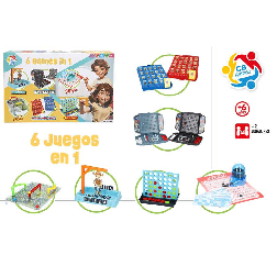 cb games 6 juegos en 1 surtidos (color baby - 47946)