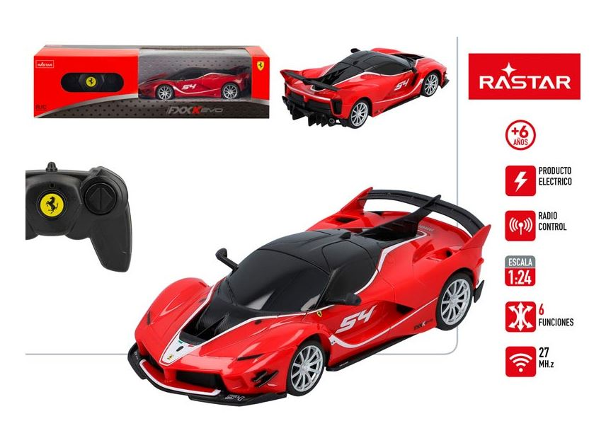 rastar coche r/c ferrari fxx evo 1:24 ( color baby - 46359) rastar coche r/c ferrari fxx evo 1:24 ( color baby - 46359)
