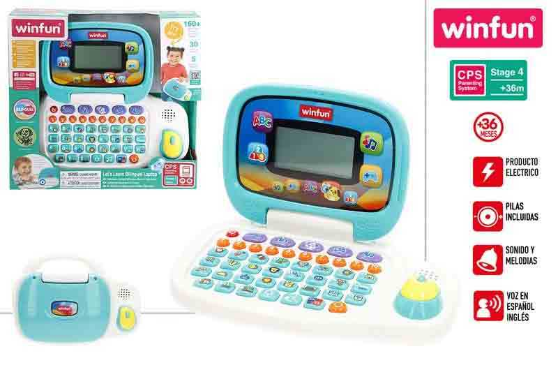 winfun ordenador educativo bilingÜe +36m ( color baby - 47861)