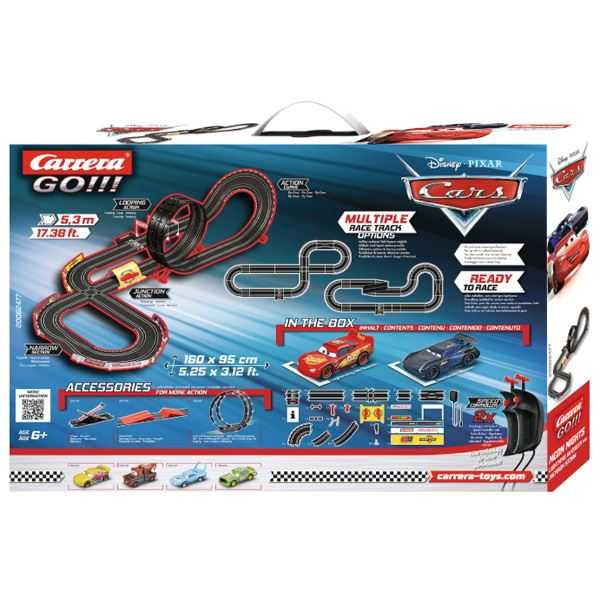 carrera go circuito cars neon nights 5,3 (soldatoys - 62477)