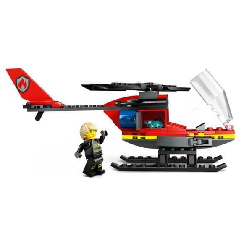 lego city helicoptero rescate bomberos (lego - 60411)