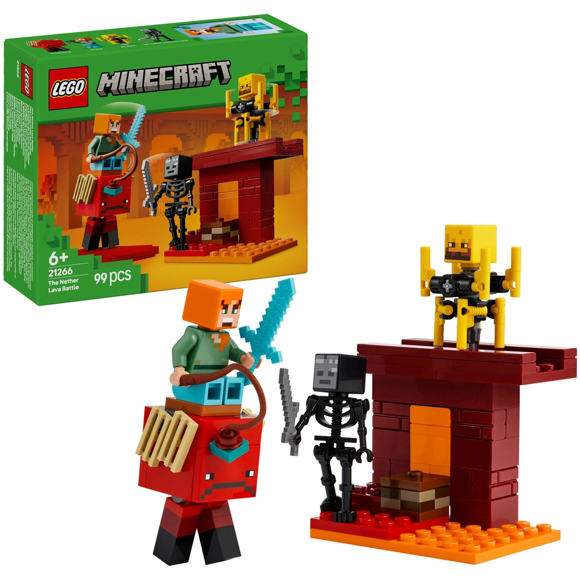lego minecraft batalla de lava del inframundo ( lego - 21266) lego minecraft batalla de lava del inframundo ( lego - 21266)