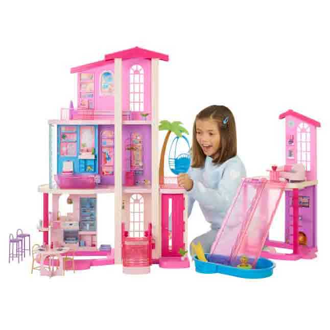 barbie dreamhouse casa para muÑecas (mattel - jkg84)