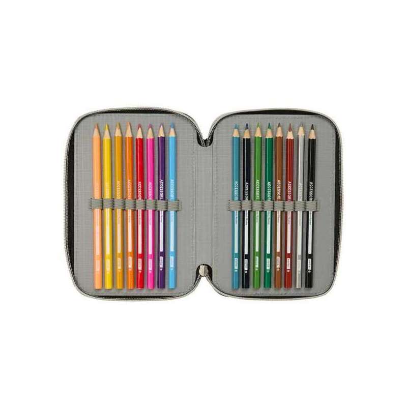 k-pop demon hunters huntr/x plumier triple 37 piezas (safta - 442651857) k-pop demon hunters huntr/x plumier triple 37 piezas (safta - 442651857)