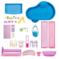barbie dreamhouse casa para muÑecas (mattel - jkg84)