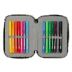 k-pop demon hunters huntr/x plumier triple 37 piezas (safta - 442651857) k-pop demon hunters huntr/x plumier triple 37 piezas (safta - 442651857)
