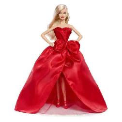 barbie signature holiday muÑeca rubia (mattel - jjx65)