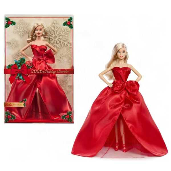 barbie signature holiday muÑeca rubia (mattel - jjx65) barbie signature holiday muÑeca rubia (mattel - jjx65)