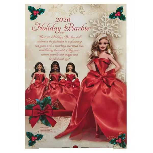 barbie signature holiday muÑeca rubia (mattel - jjx65) barbie signature holiday muÑeca rubia (mattel - jjx65)