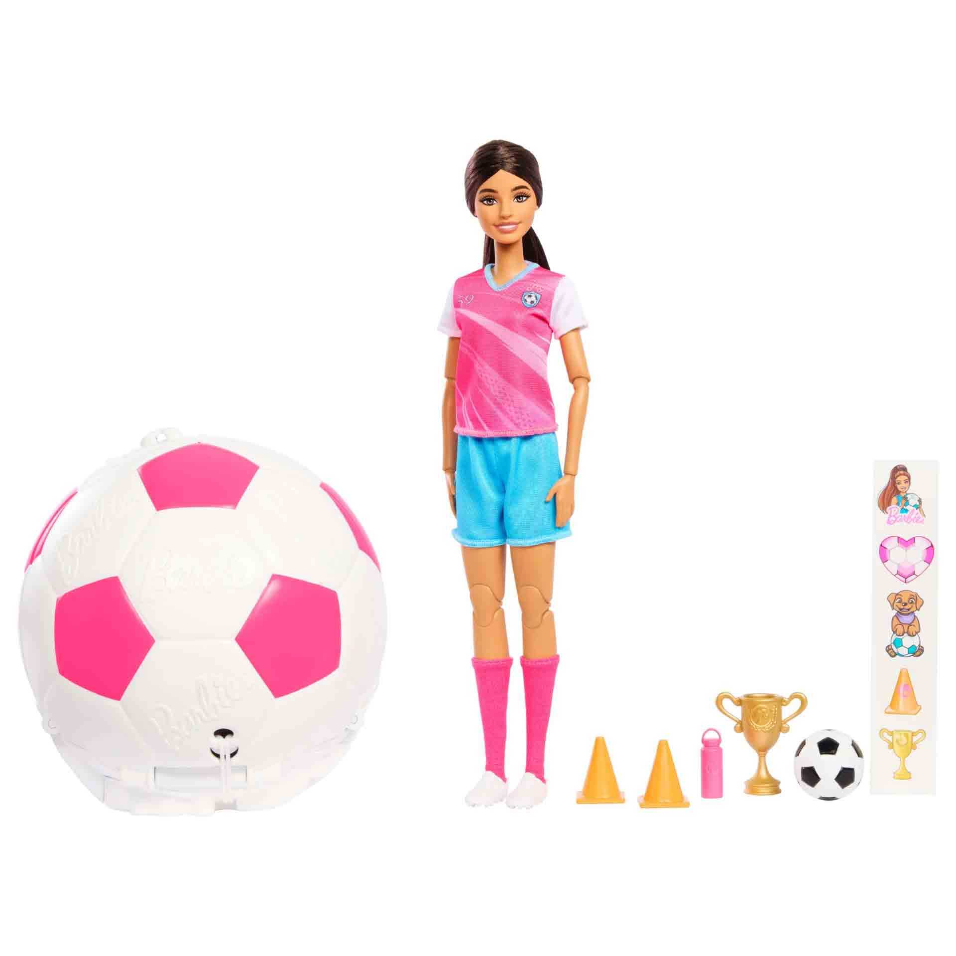 barbie tu puedes ser jugadora de futbol (mattel - jmk20) barbie tu puedes ser jugadora de futbol (mattel - jmk20)