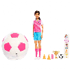 barbie tu puedes ser jugadora de futbol (mattel - jmk20) barbie tu puedes ser jugadora de futbol (mattel - jmk20)