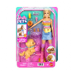 barbie muÑeca patina y corre con perrito (mattel - jmj44) barbie muÑeca patina y corre con perrito (mattel - jmj44)