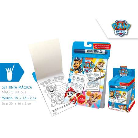 paw patrol set papeleria tinta magica  (kids licensing - pw19758)