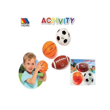 molto set de tres balones deportivos ( molto - 24723)