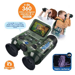 vtech prismaticos multimedia naturaleza y aventura camuflaje (vtech - 618867)