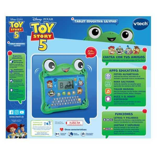vtech tablet educativa lily pad toy story 5 (vtech - 623522)