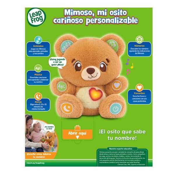 vtech mimoso mi oso cariÑoso personalizable (vtech - 623239) vtech mimoso mi oso cariÑoso personalizable (vtech - 623239)