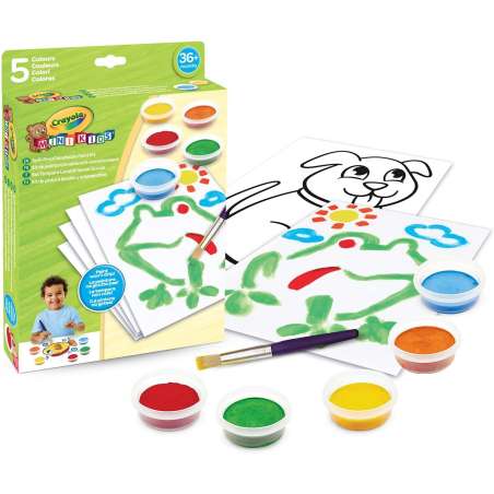 crayola set temperas lavables no derrame (81-1483)