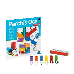 parchÍs 6 jugadores con oca 40 cm y accesorios (falomir - 27916)