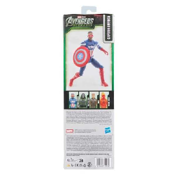 avengers movie 5 figura titan capitan america falcon (hasbro - g28245x0)