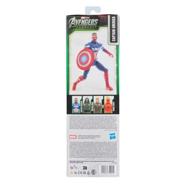 avengers movie 5 figura titan capitan america falcon (hasbro - g28245x0)