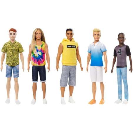 barbie ken fashionista surtidos ( mattel- dwk44)